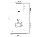 gleichmäßiges Licht Suspension - Neris