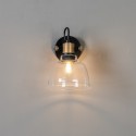 Rauchglas sconce - Linz