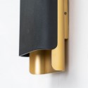Schwarz und Gold Wand Appllique - Manduria