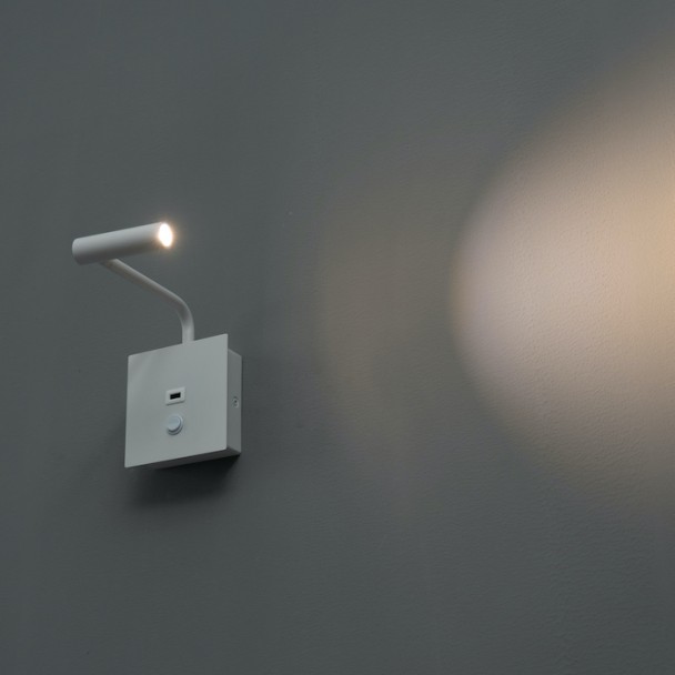 Praktische und moderne LED-Leselampe und...