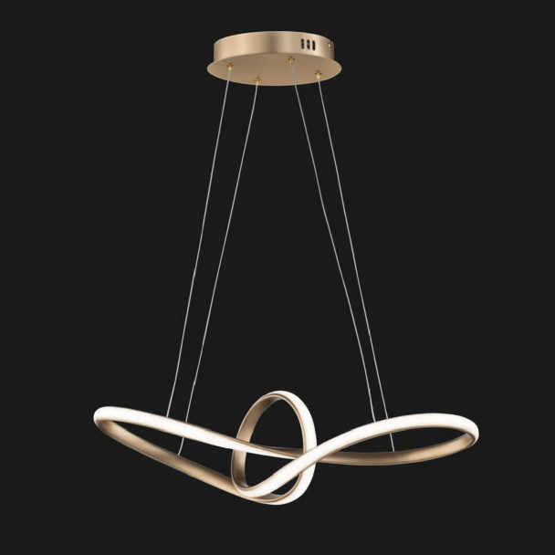 Ultra-Design-Hängeleuchte gold