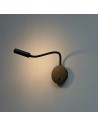 Einstellbares schwarzes LED-Leselicht - Norma