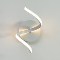Leuchtende Spiral-Wandleuchte