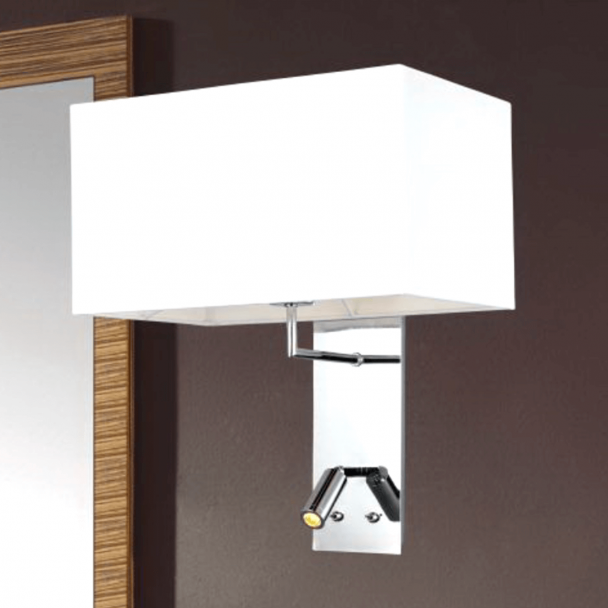 Wandleuchte mit Schalter für das Schlafzimmer