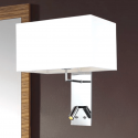 Wandleuchte mit Schalter für das Schlafzimmer
