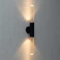 Lange trendige Wandleuchte aus Glas