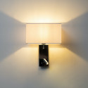 Moderne Wandleuchte mit Lampenschirm