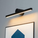 Lange schwarze LED-Wandleuchte