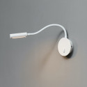 Wandleuchte mit Leseleuchte, schlichtes Design