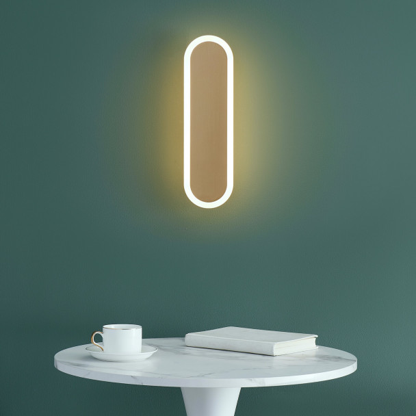 Schlichte LED-Wandleuchte