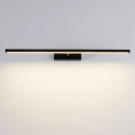 Design-Wandleuchte aus schwarzem Aluminium