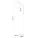 Große Lampe schlichtes Design - Molia