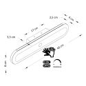 Dimmbare Led-Wandleuchte - Aika