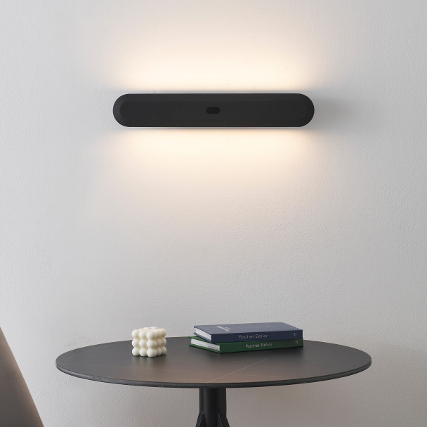 Design-Wandleuchte schwarz - Aika