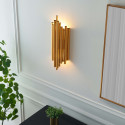 Goldene Wandleuchte entspannende Atmosphäre - Rosela