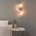 Goldene Led-Wandleuchte - Simaria