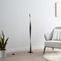 Schwarze gedrehte LED Stehlampe dimmbar - Mazen