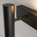 Wandleuchte aus Metall schwarz - Lodvi 