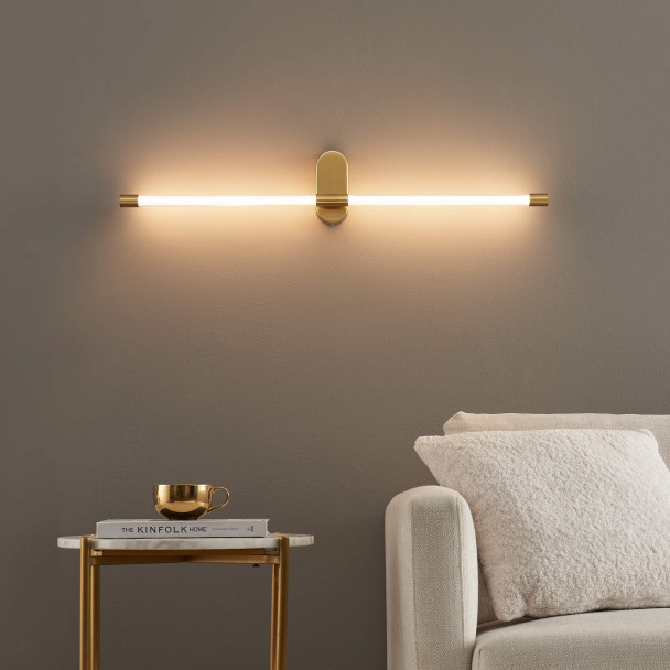 LED-Wandleuchte gold - Natys