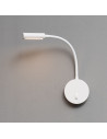 Weiße verstellbare LED-Leselampe - Norma