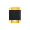 Wandleuchte Design in schwarz und gold - Manduria