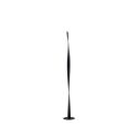 Schwarze gedrehte LED Stehlampe dimmbar - Mazen
