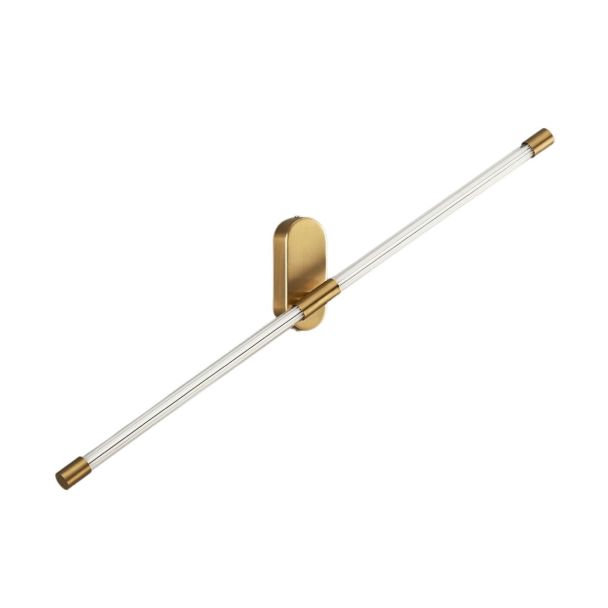 Lange LED Neon Wandleuchte Messing -Natys