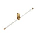 Lange LED Neon Wandleuchte Messing -Natys