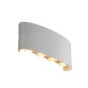 Weiße Multifokus LED Wandleuchte IP54 -Prisma