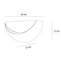Wandleuchten-Diagramm Maße und Design - Gillian