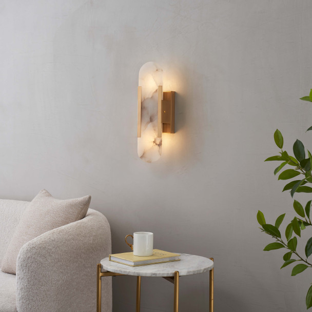 Wandleuchte Gold minimalistisches Design - Enola
