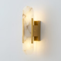 Moderne Wandleuchte Metall Gold Glas - Enola