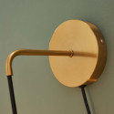 Verfeinerte goldene Wandhalterung - Robyn