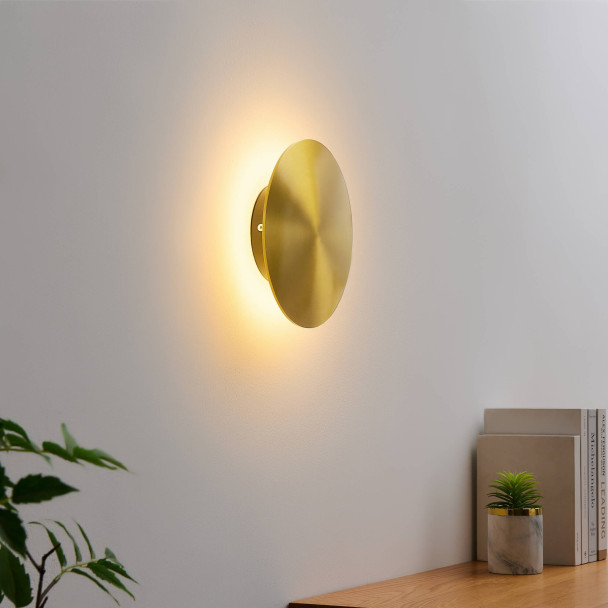 Goldene LED Wandleuchte - Dorenis