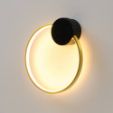 Schwarze und goldene LED-Wandleuchte Design - Alisa