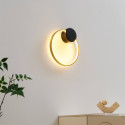 Schwarze und goldene LED-Wandleuchte Design - Alisa