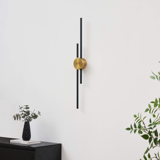 Minimalistische goldene LED-Wandleuchte Design - Pia