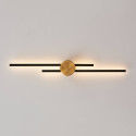 Goldene LED-Wandbeleuchtung geometrische Struktur - Pia