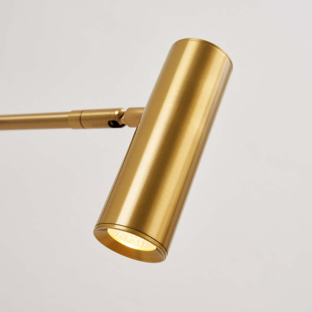 Hochwertige goldene LED-Wandleuchte - Rimio