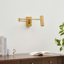 Goldene LED-Wandbeleuchtung gemütliche Atmosphäre - Rimio