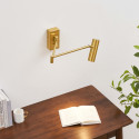 Perfekte goldene LED-Wandleuchte für Schlafzimmer - Rimio