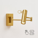 Elegante goldene LED-Wandleuchte Oberfläche - Rimio