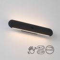 Schwarze LED-Wandlampe für Innenräume mit Dimmer und Sensor -Aika