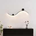 Moderne und elegante wellenförmige LED-Wandleuchte - Curva