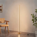 Minimalistische goldene LED Stehleuchte - Sloane