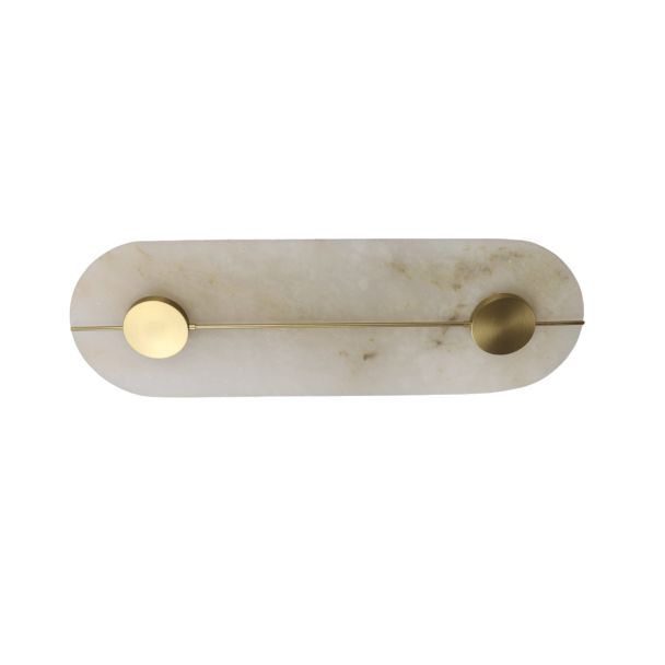 Elegante alabaster wandbeleuchtung gold - Calizia