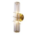 Goldene wandleuchte vertikales design modern - Daryna