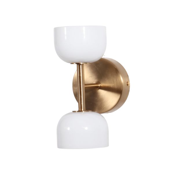 Moderne goldene wandleuchte ideal fürs schlafzimmer - Nysséa