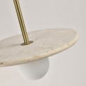 Travertin pendelleuchte schlichtes design - Silvia