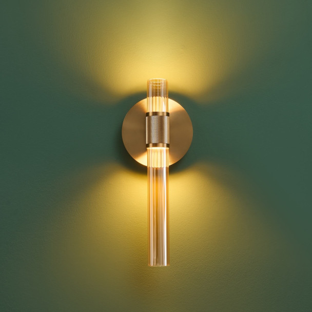 Goldene designer wandleuchte luxuriöser stil - Cyllia